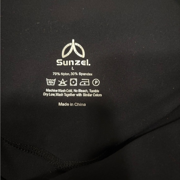 Sunzel Black High-Waisted Leggings with Buttery Fabric - Picture 5 of 8